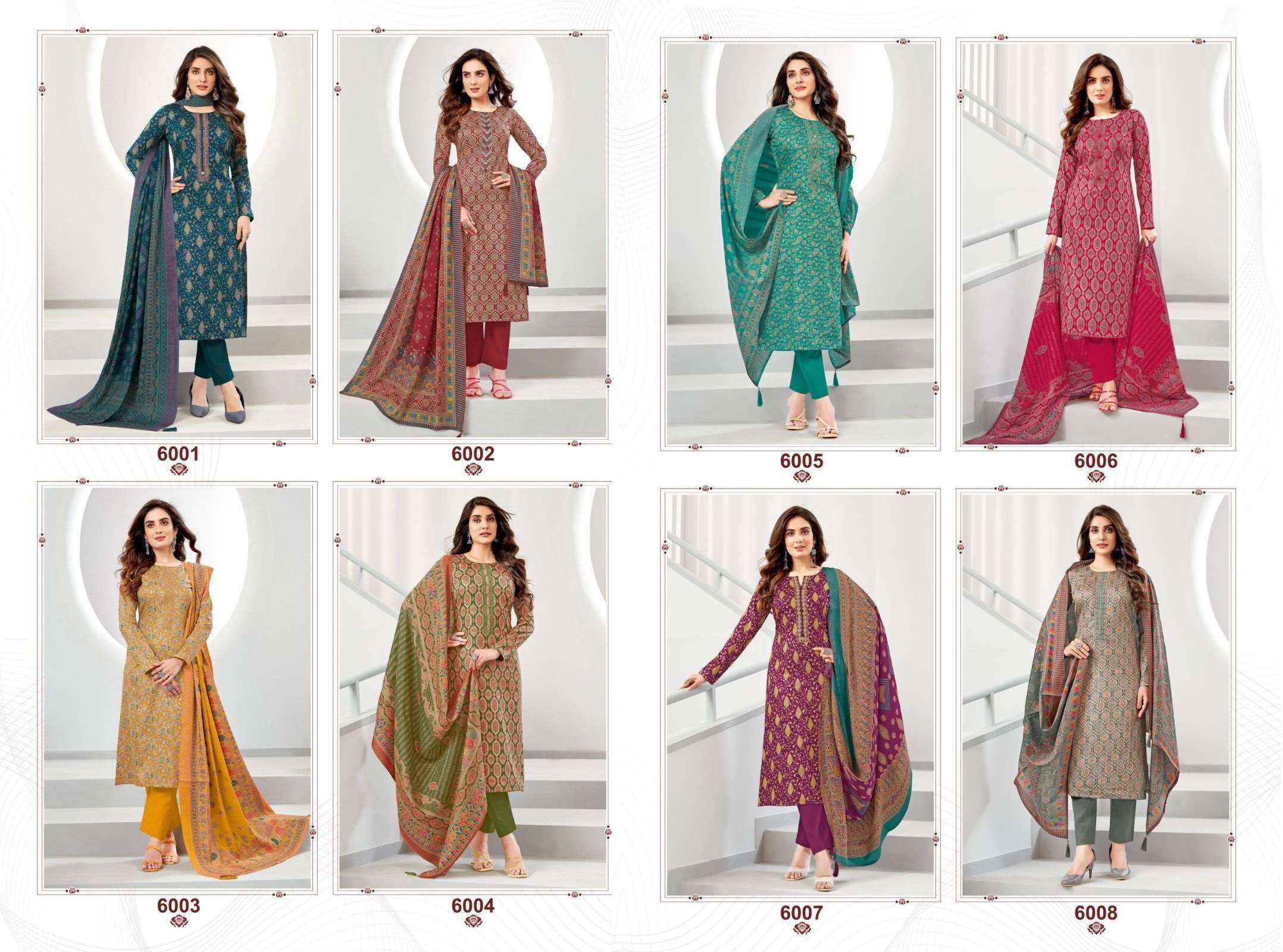 SURYAJYOTI KALKI VOL 6 SALWAR KAMEEZ ( 8 PCS CATALOG )