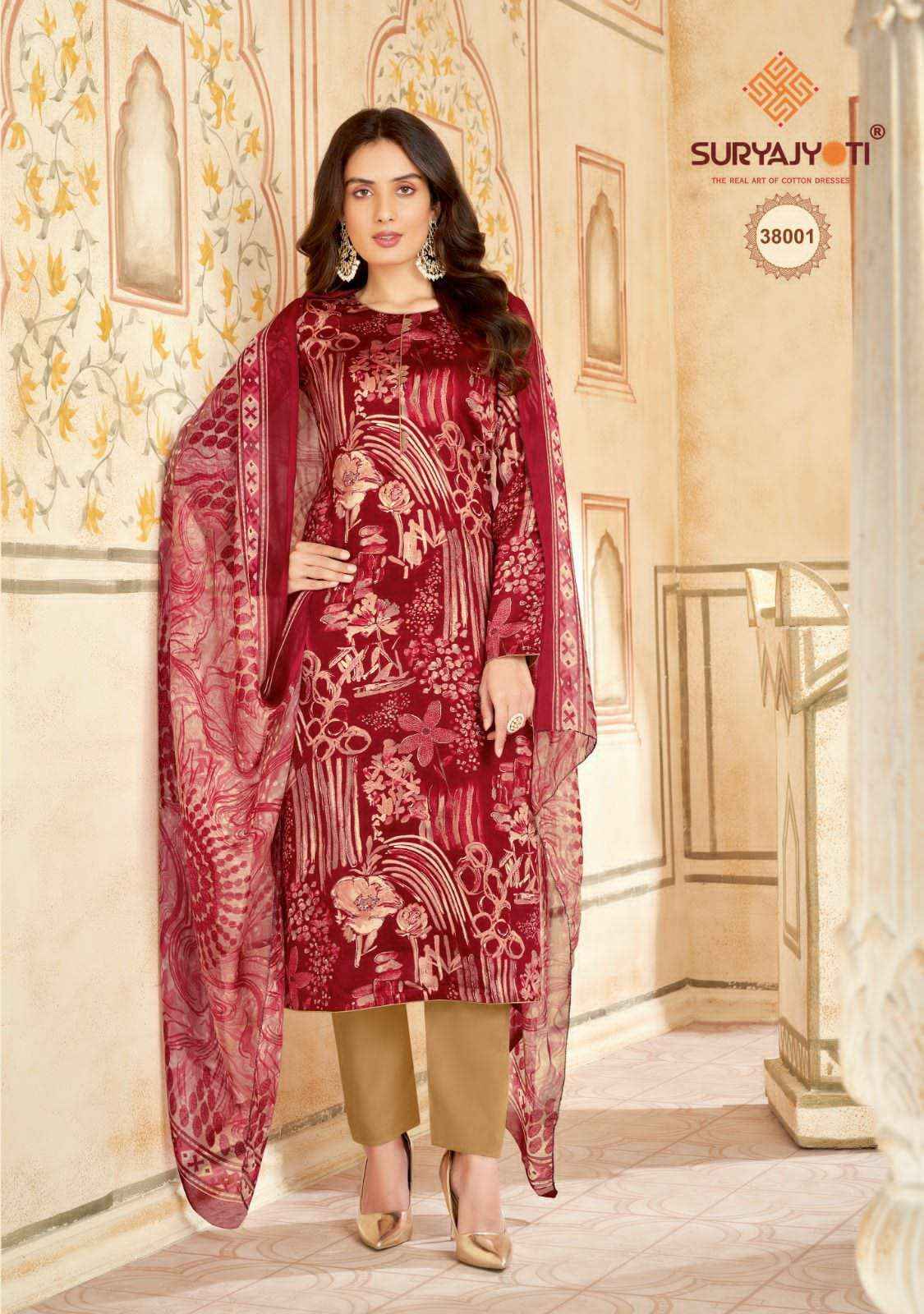 SURYAJYOTI NAISHAA VOL 38 SUITS WHOLESALE PRICE