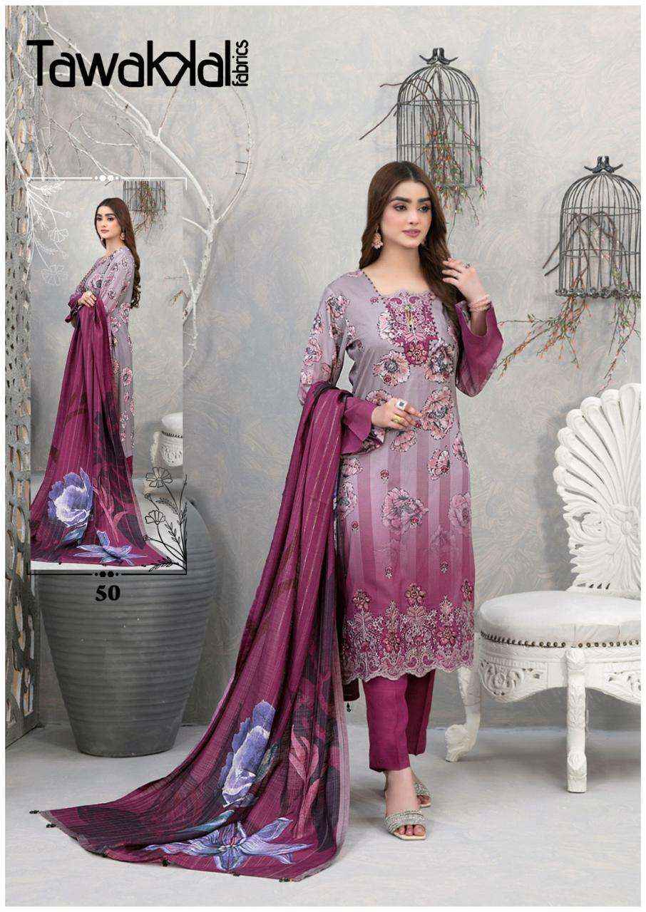 TAWAKKAL FABRICS MEHROZ LUXURY HEAVY COTTON COLLECTION VOL 5