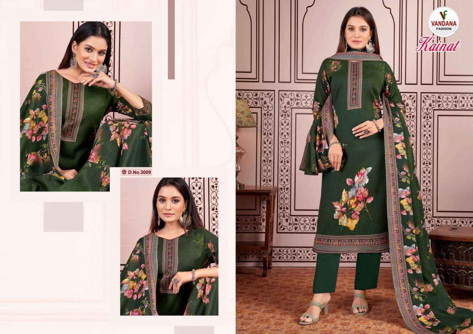 VANDANA FASHION KAINAT VOL 3 COTTON DRESS MATERIAL