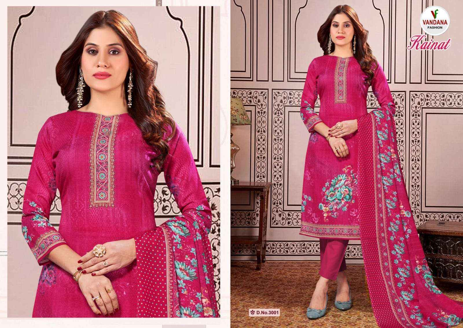 VANDANA FASHION KAINAT VOL 3 COTTON DRESS MATERIAL