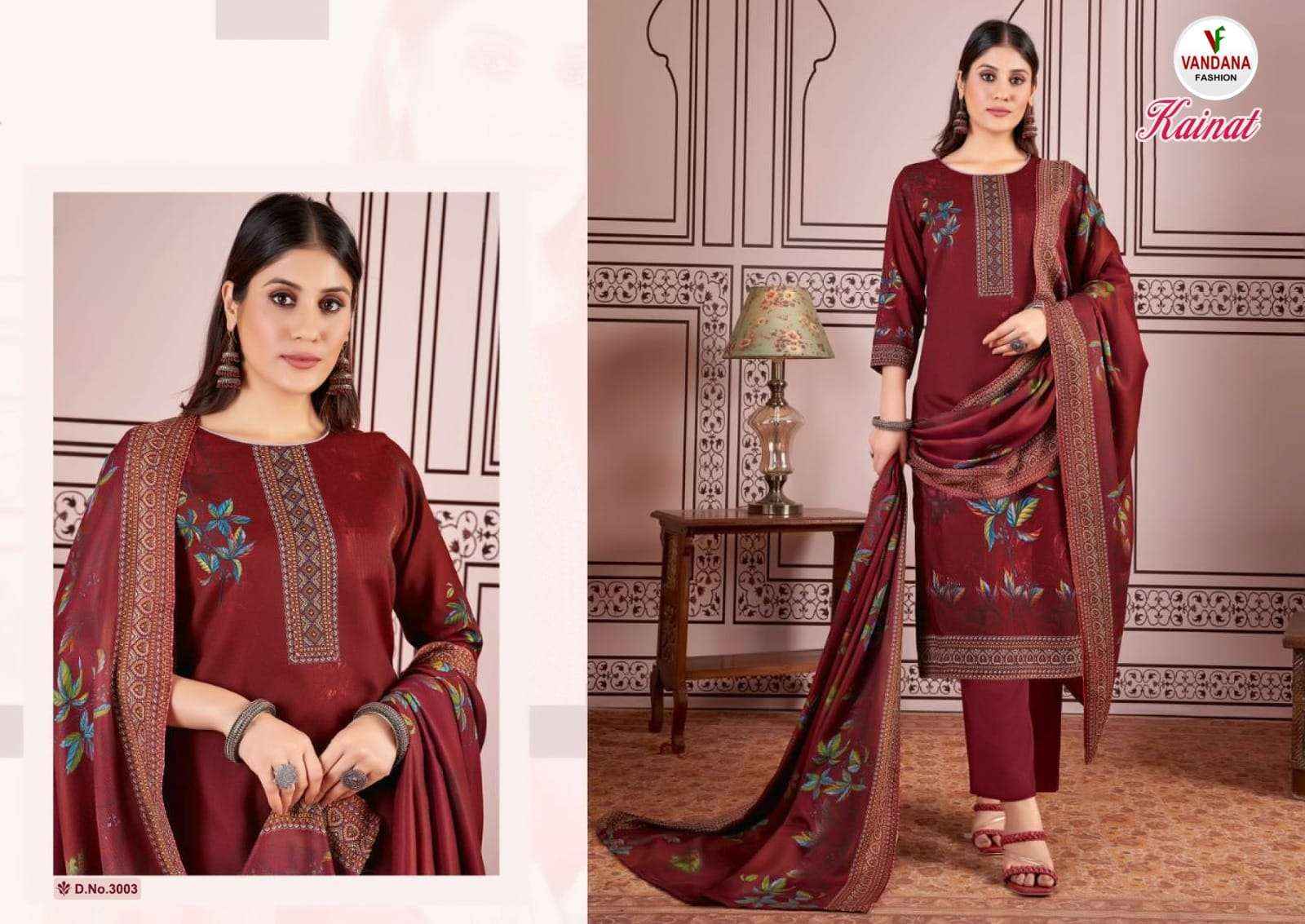 VANDANA FASHION KAINAT VOL 3 COTTON DRESS MATERIAL