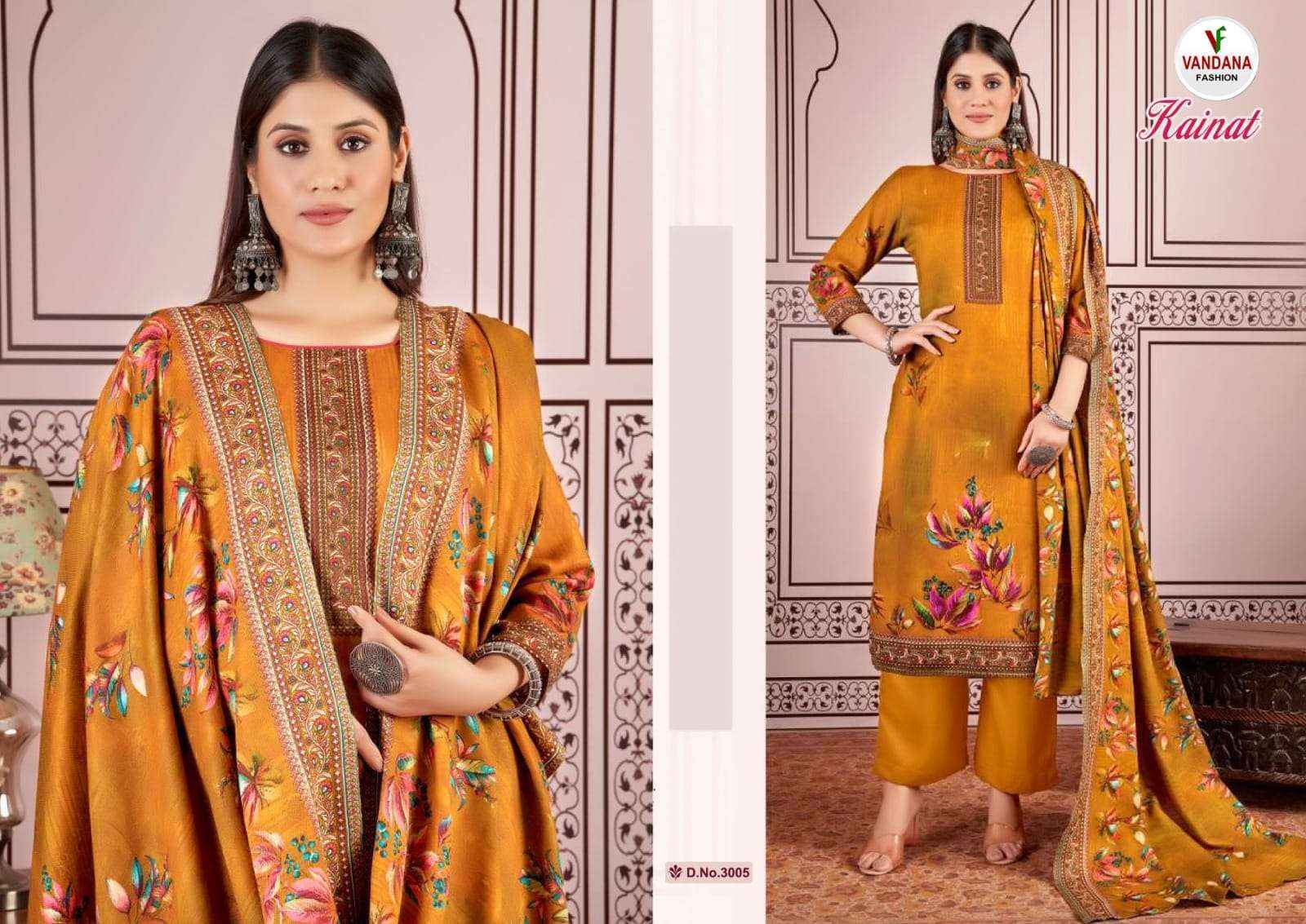 VANDANA FASHION KAINAT VOL 3 COTTON DRESS MATERIAL