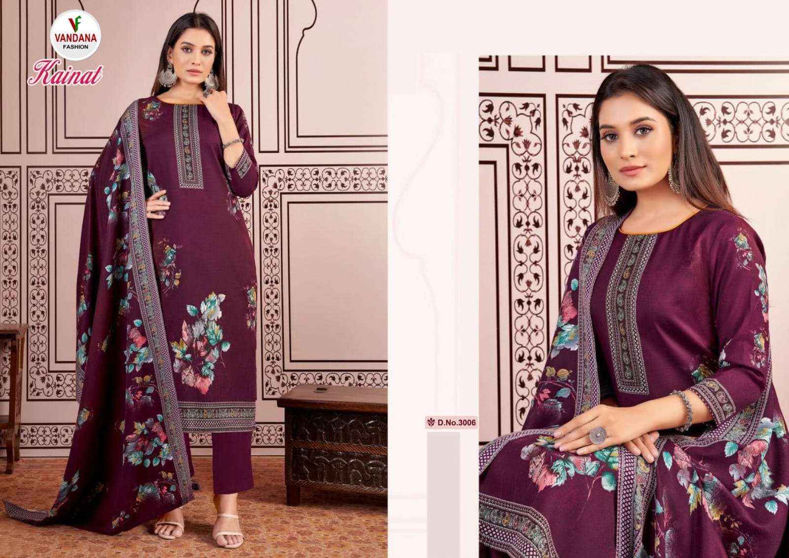 VANDANA FASHION KAINAT VOL 3 COTTON DRESS MATERIAL