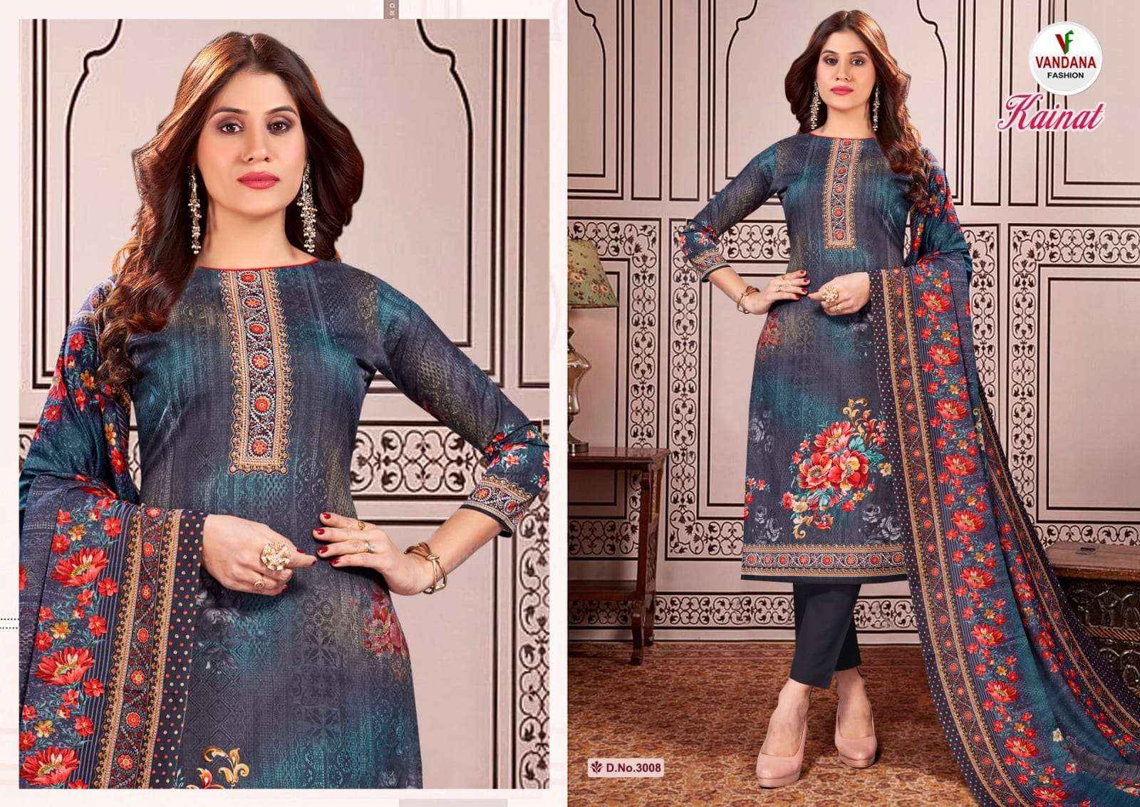 VANDANA FASHION KAINAT VOL 3 COTTON DRESS MATERIAL