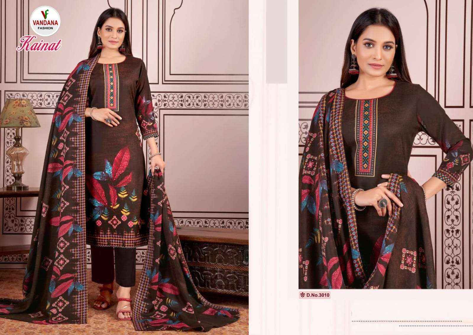 VANDANA FASHION KAINAT VOL 3 COTTON DRESS MATERIAL