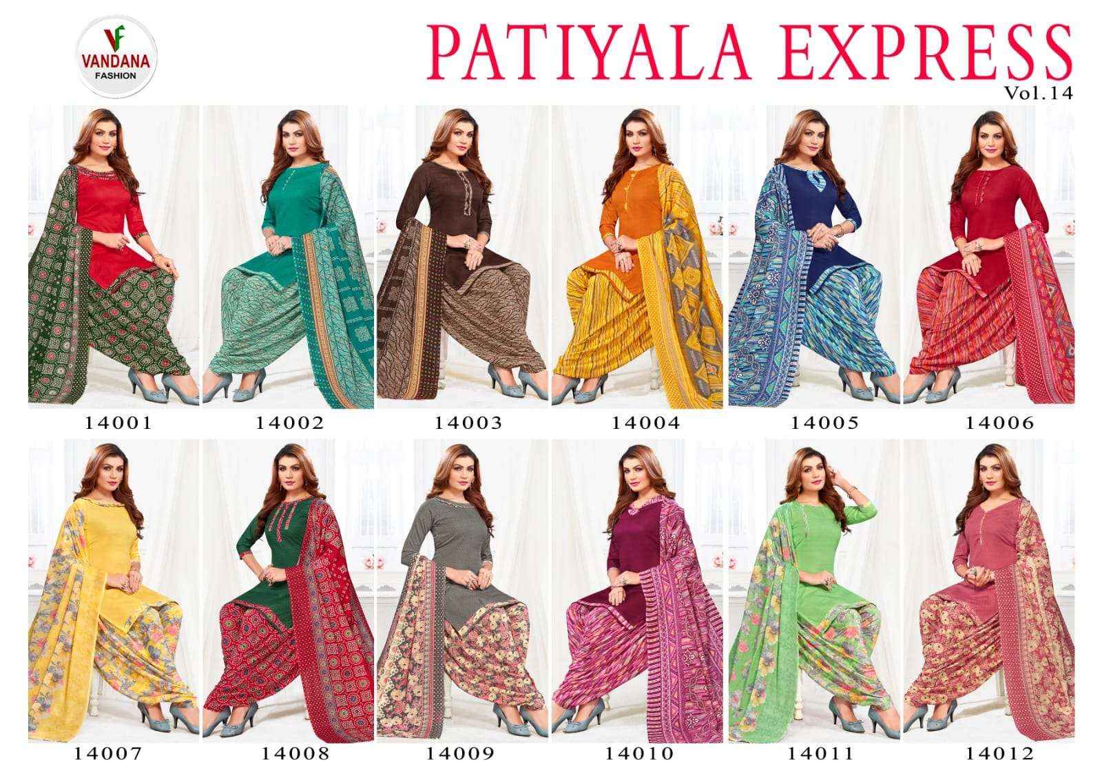 VANDANA FASHION PATIYALA EXPRESS VOL 14 DRESS MATERIAL