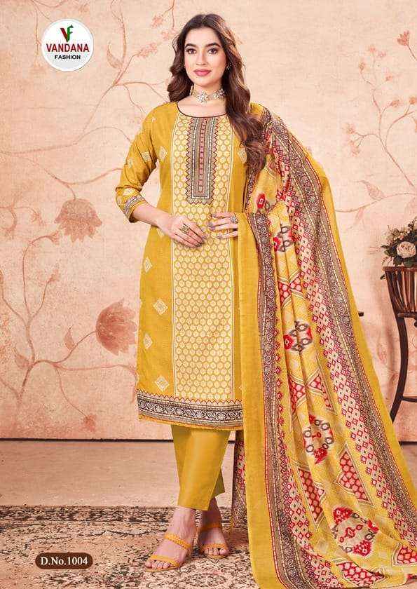 VANDANA FASHION RIWAAZ COTTON SALWAR KAMEEZ ( 10 PCS CATALOG )