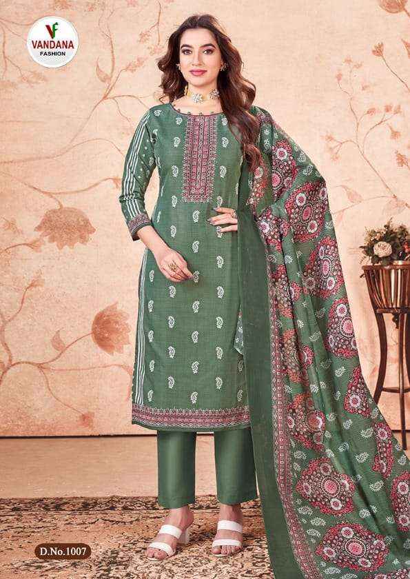 VANDANA FASHION RIWAAZ COTTON SALWAR KAMEEZ ( 10 PCS CATALOG )