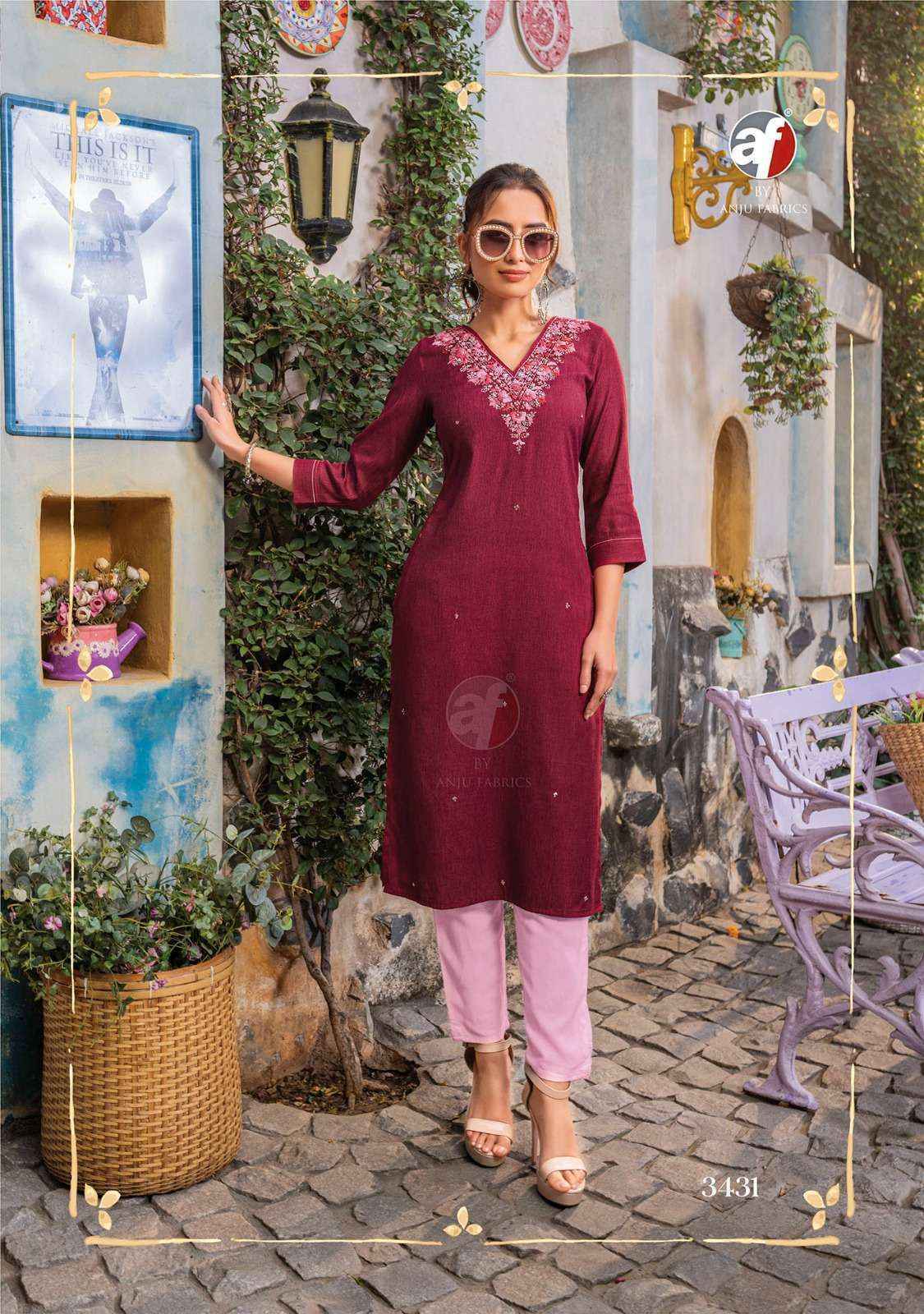 Anju Fabrics Crazy Vol 6 Cotton Kurti 6 pcs Catalogue