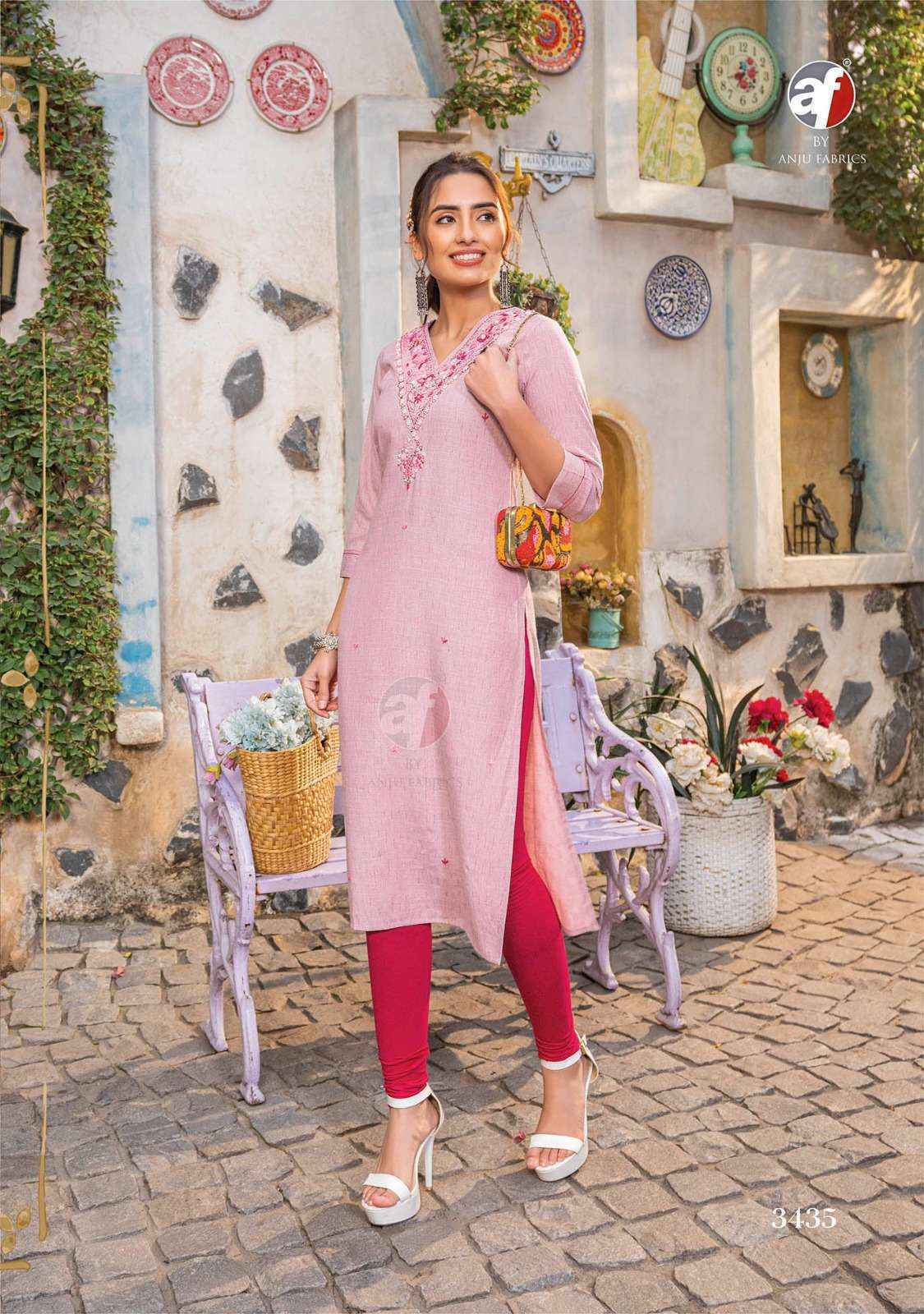 Anju Fabrics Crazy Vol 6 Cotton Kurti 6 pcs Catalogue