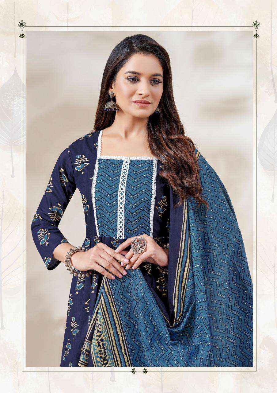 Balaji Cotton Nayraa Vol 1 Cotton Nayra Style Readymade Suits ( 12 Pcs Catalog )