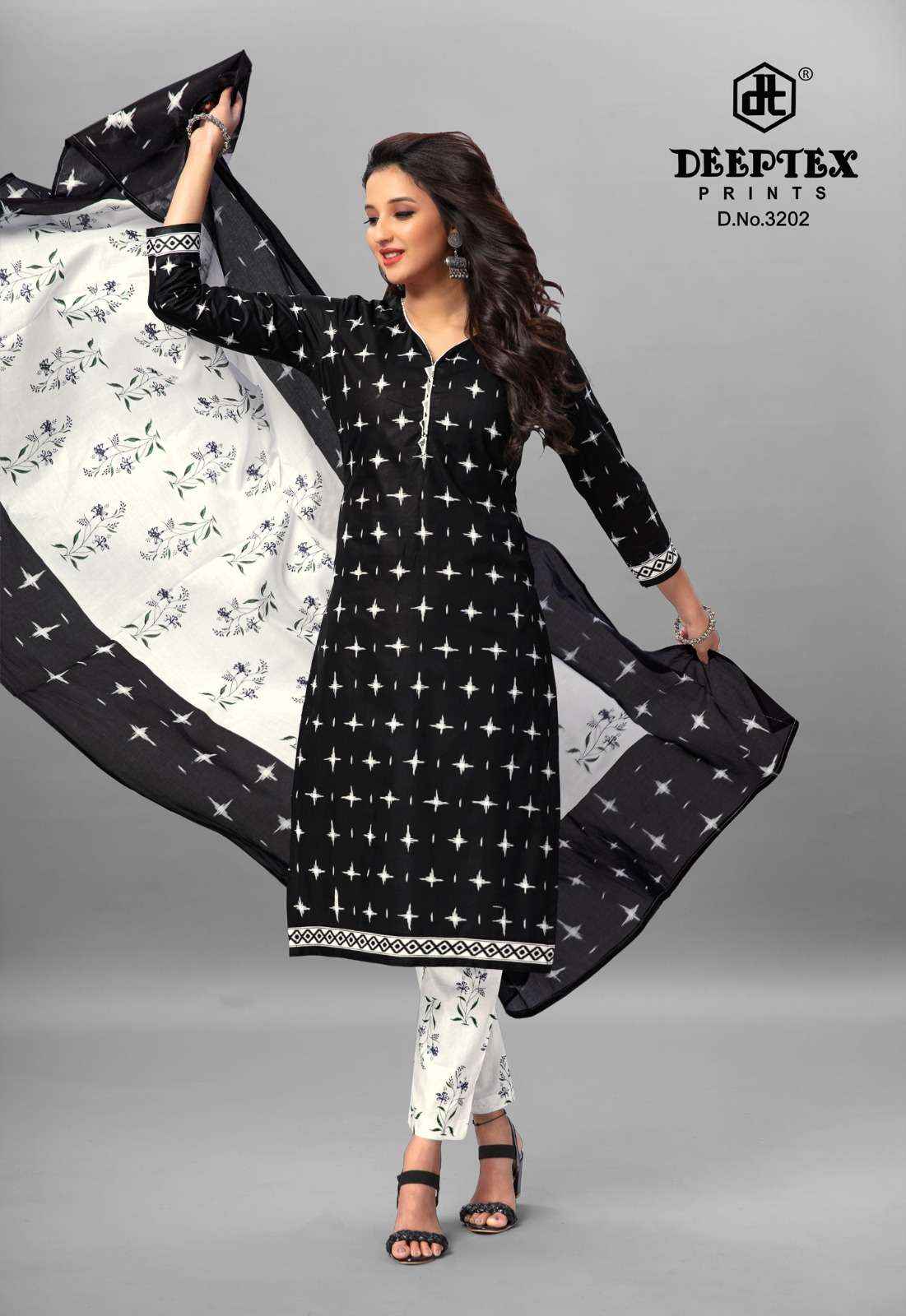 DEEPTEX PRINTS CHIEF GUEST VOL 32 COTTON DRESS MATERIAL ( 15 PCS CATALOG )