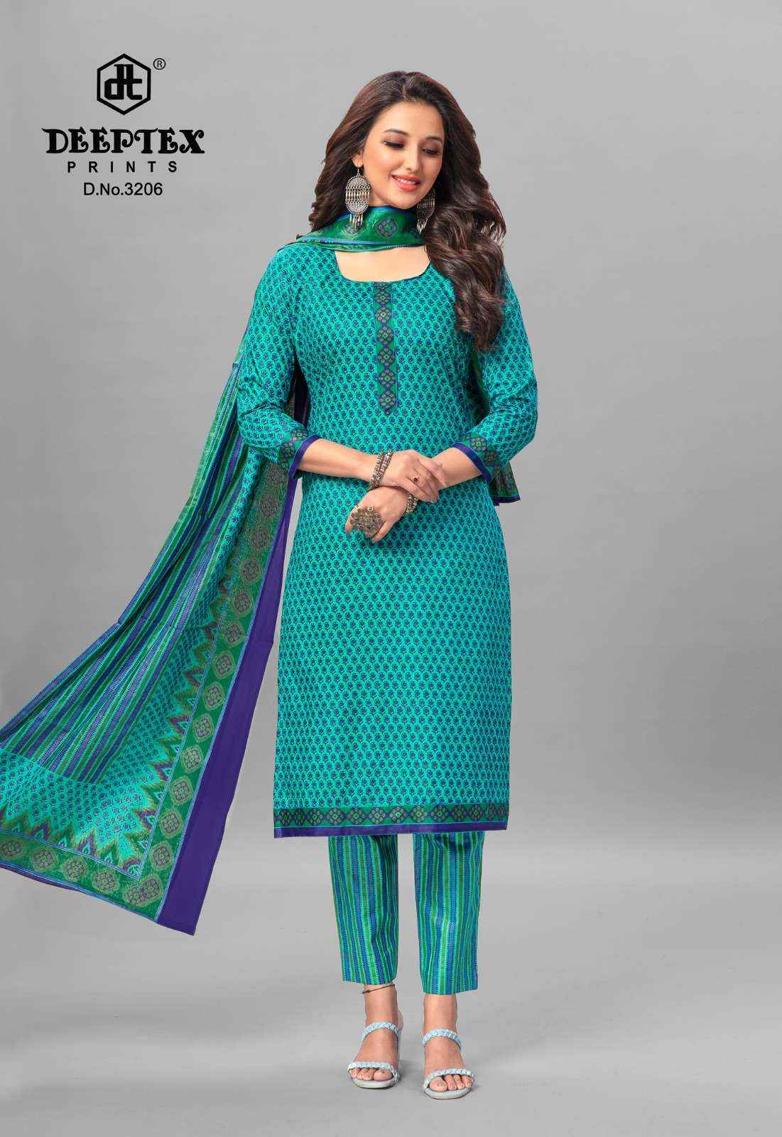 DEEPTEX PRINTS CHIEF GUEST VOL 32 COTTON DRESS MATERIAL ( 15 PCS CATALOG )