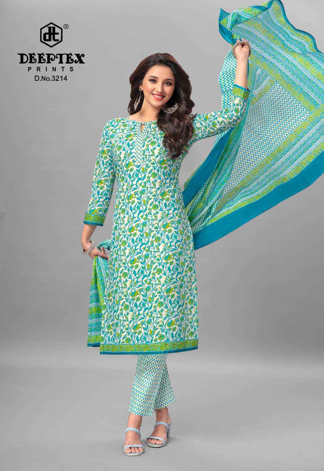 DEEPTEX PRINTS CHIEF GUEST VOL 32 COTTON DRESS MATERIAL ( 15 PCS CATALOG )