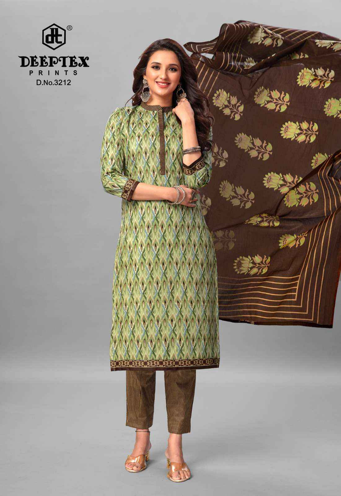 DEEPTEX PRINTS CHIEF GUEST VOL 32 COTTON DRESS MATERIAL ( 15 PCS CATALOG )