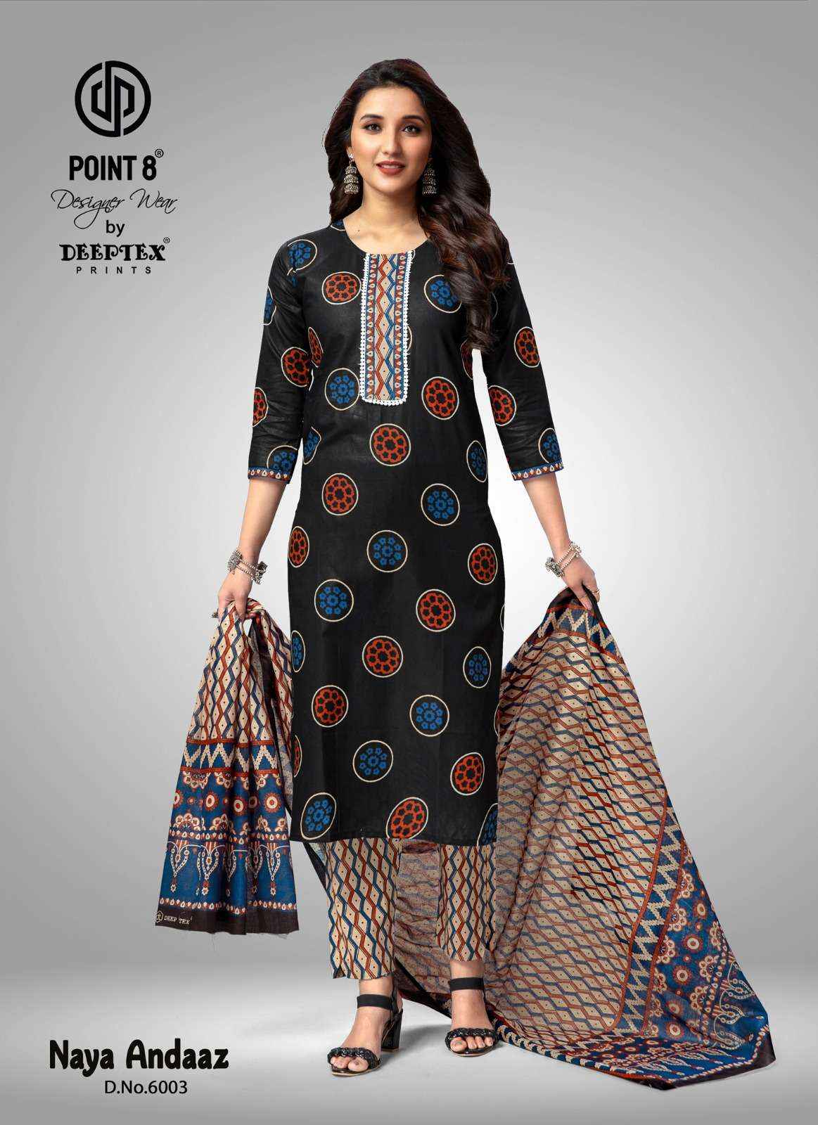 DEEPTEX PRINTS NAYA ANDAAZ VOL 6 COTTON KURTI COMBO SET ( 10 PCS CATALOG )
