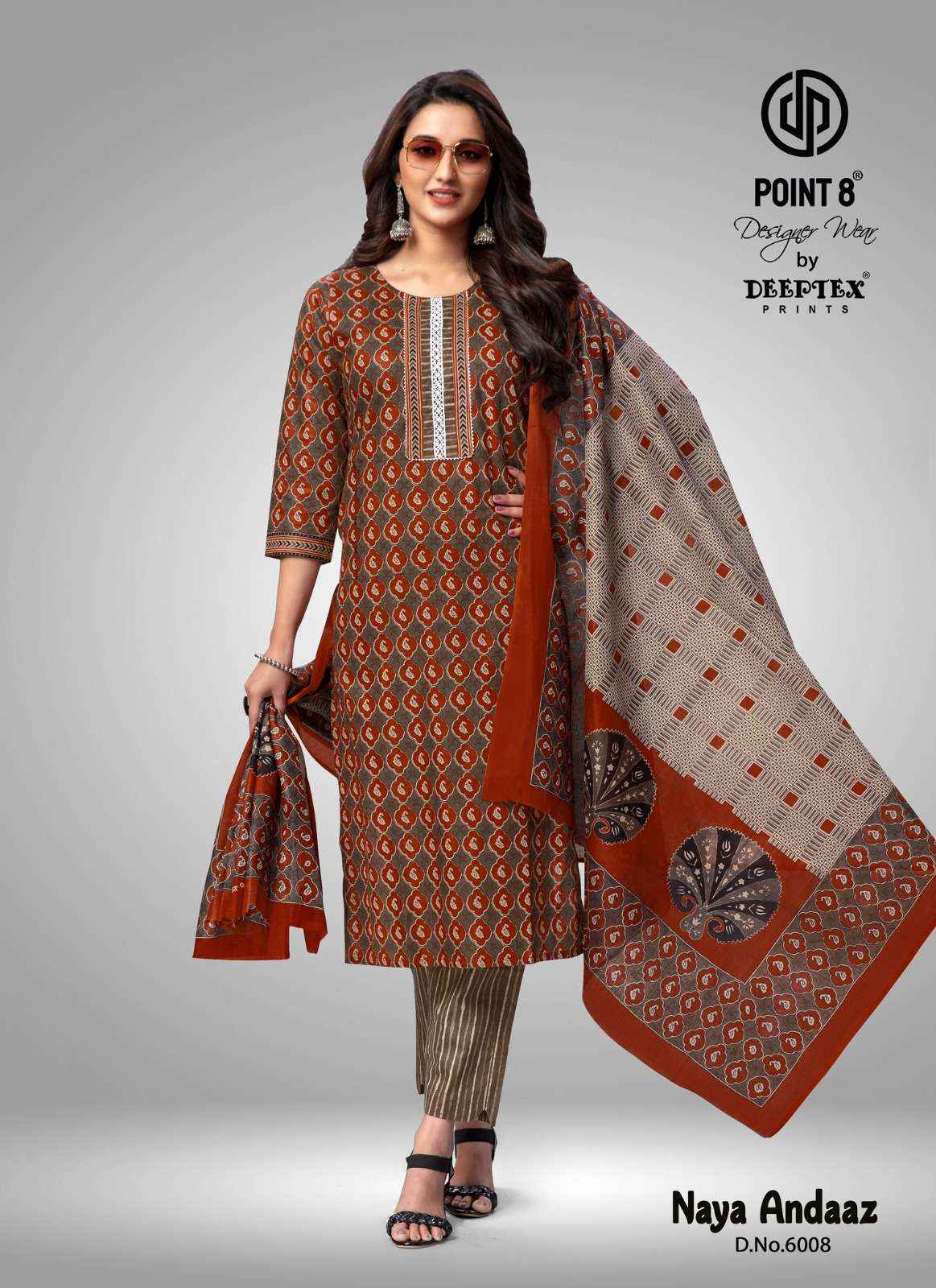 DEEPTEX PRINTS NAYA ANDAAZ VOL 6 COTTON KURTI COMBO SET ( 10 PCS CATALOG )