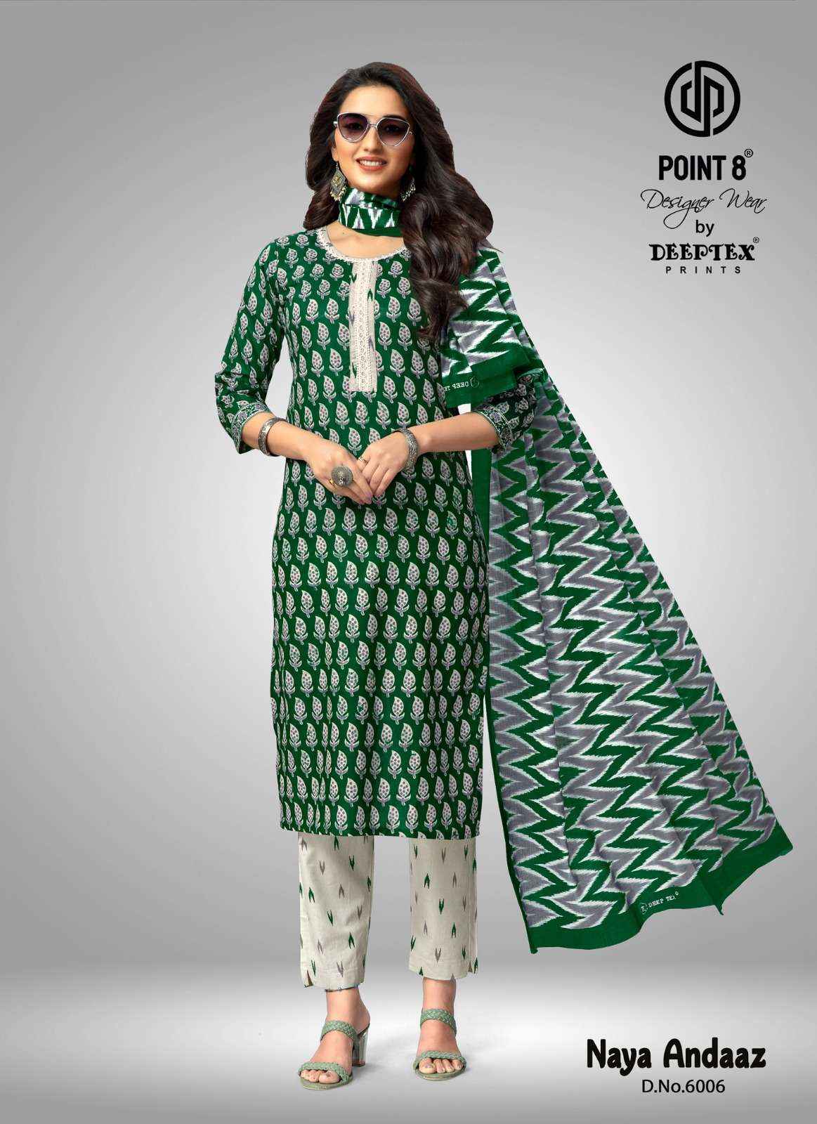 DEEPTEX PRINTS NAYA ANDAAZ VOL 6 COTTON KURTI COMBO SET ( 10 PCS CATALOG )