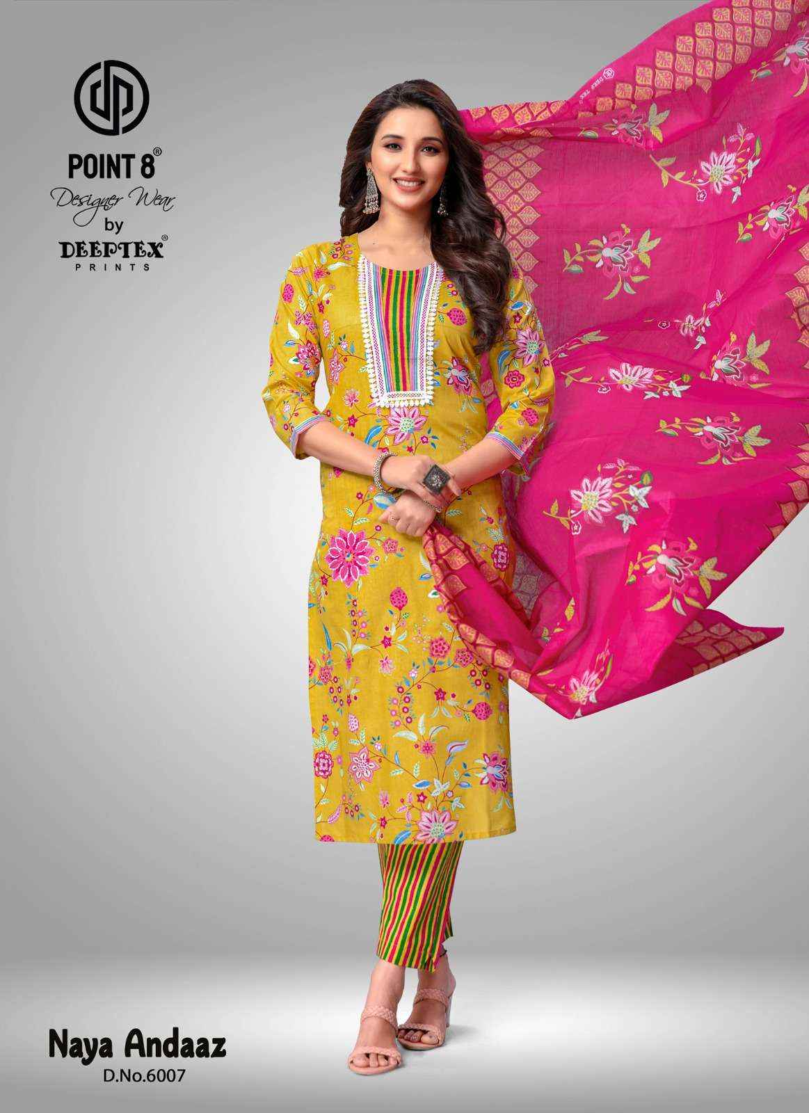 DEEPTEX PRINTS NAYA ANDAAZ VOL 6 COTTON KURTI COMBO SET ( 10 PCS CATALOG )