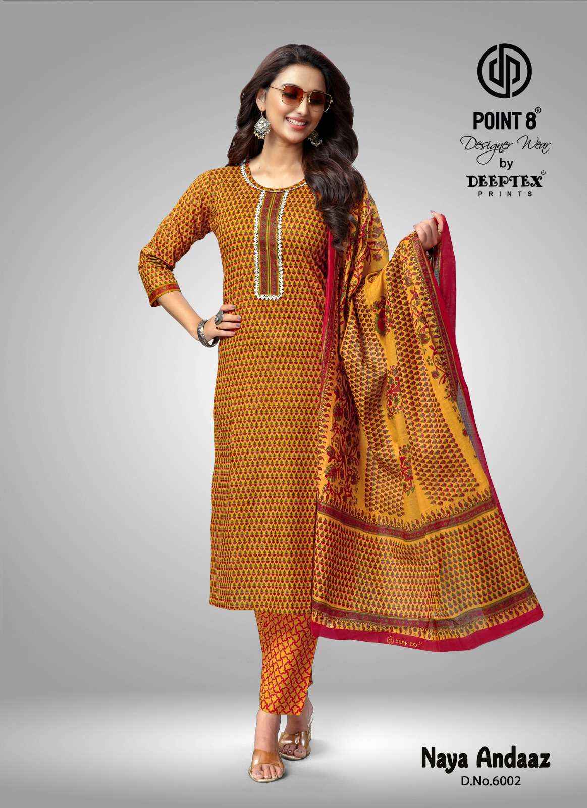DEEPTEX PRINTS NAYA ANDAAZ VOL 6 COTTON KURTI COMBO SET ( 10 PCS CATALOG )