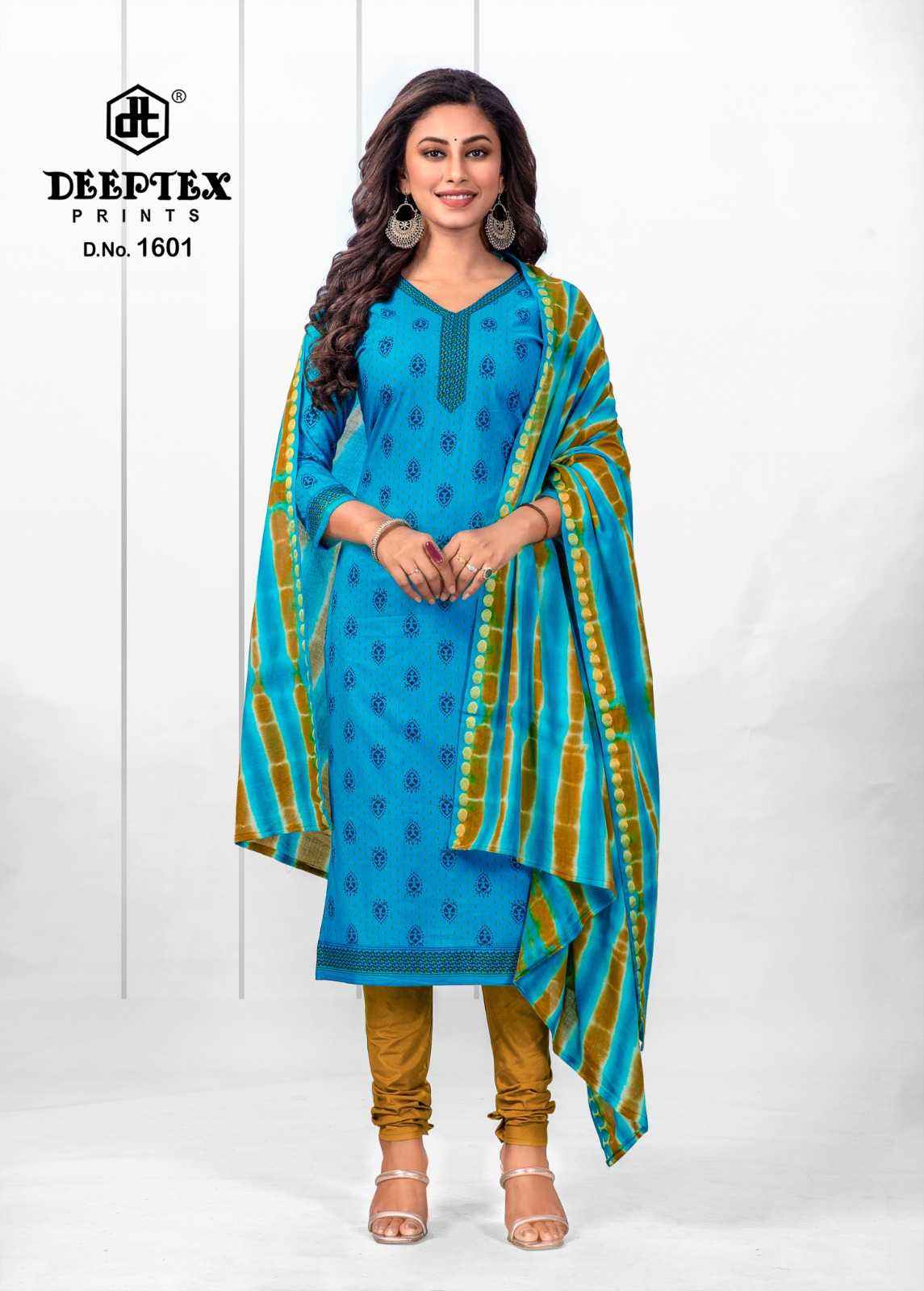 DEEPTEX TRADITION VOL 16 PURE COTTON DRESS MATERIAL ( 10 PCS CATALOG )