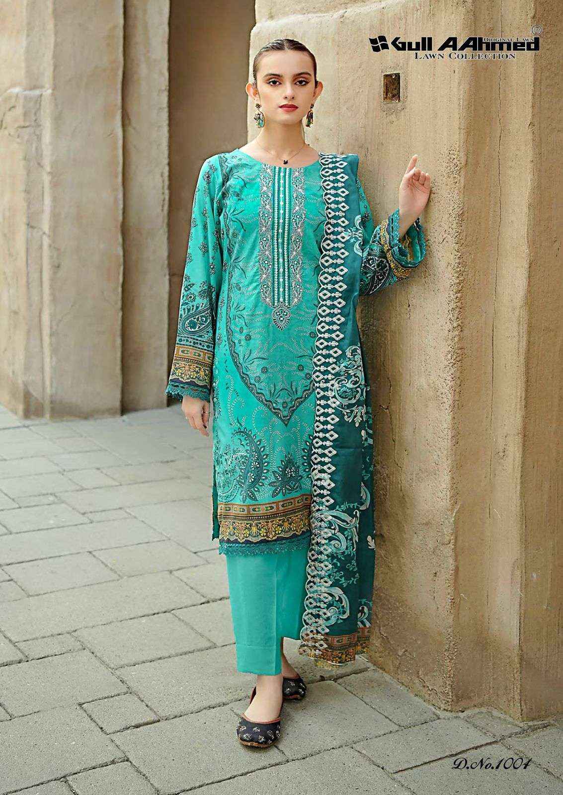 GULL AAHMED AL ZAHRA LAWN COTTON SALWAR SUITS ( 6 PCS CATALOG )