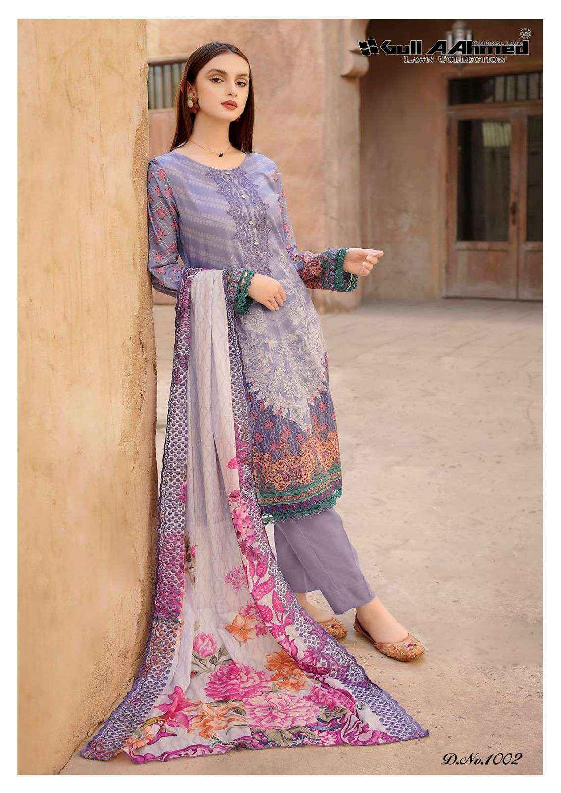 GULL AAHMED AL ZAHRA LAWN COTTON SALWAR SUITS ( 6 PCS CATALOG )