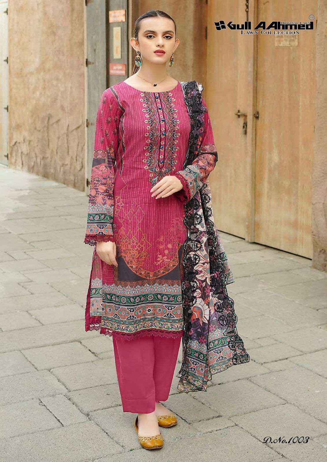 GULL AAHMED AL ZAHRA LAWN COTTON SALWAR SUITS ( 6 PCS CATALOG )