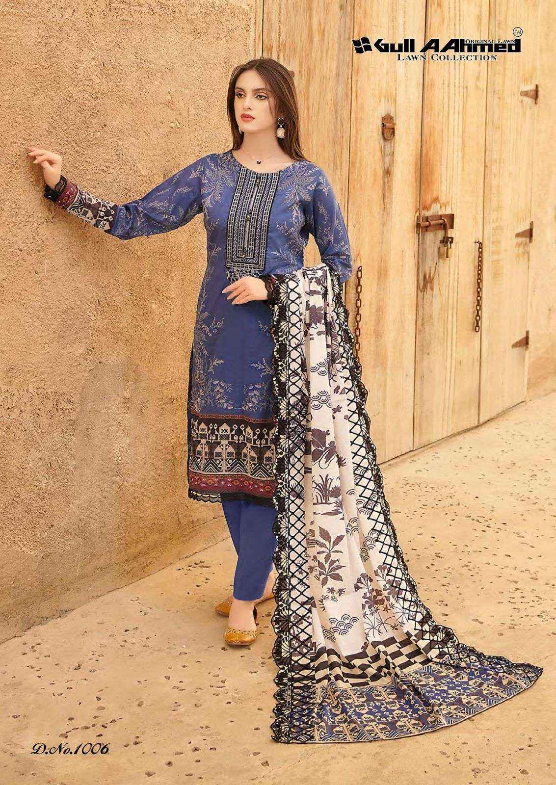 GULL AAHMED AL ZAHRA LAWN COTTON SALWAR SUITS ( 6 PCS CATALOG )