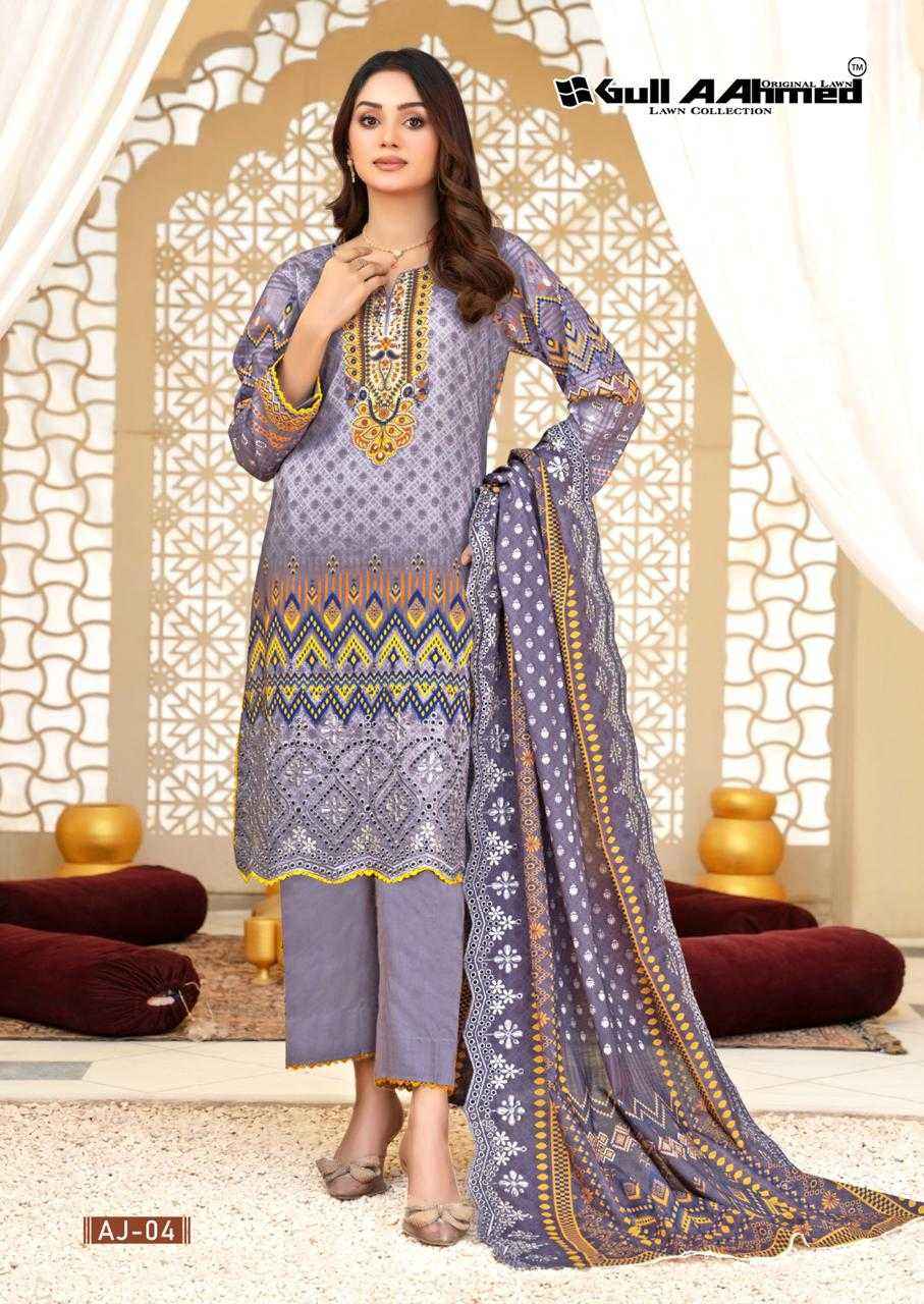 GULL AHMED ASIM JOFA PURE COTTON PAKISTANI SUITS ( 6 PCS CATALOG )