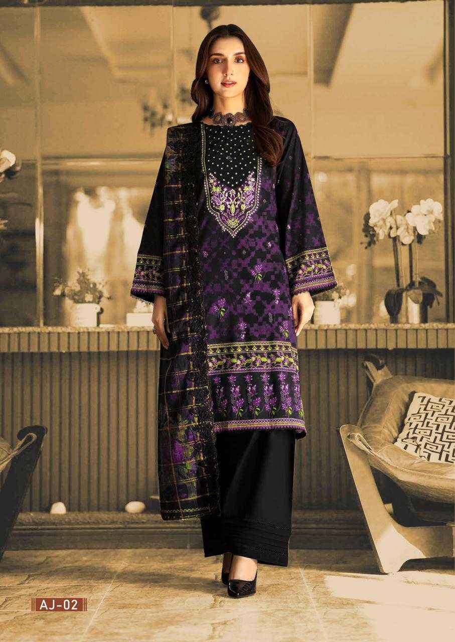 GULL AHMED ASIM JOFA PURE COTTON PAKISTANI SUITS ( 6 PCS CATALOG )