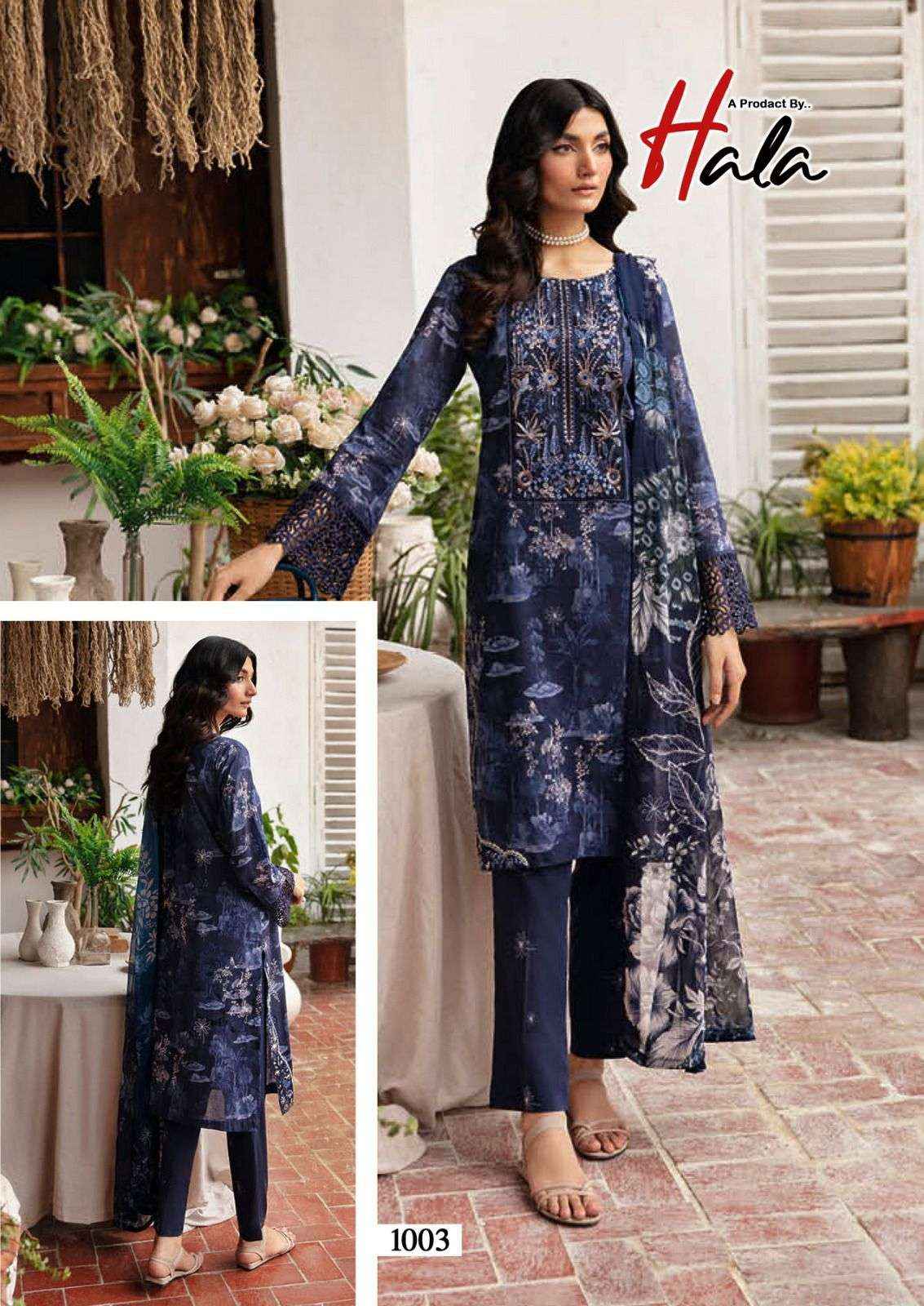 HALA RANGREZ VOL 2 COTTON KARACHI PRINT SUITS ( 6 PCS CATALOG )