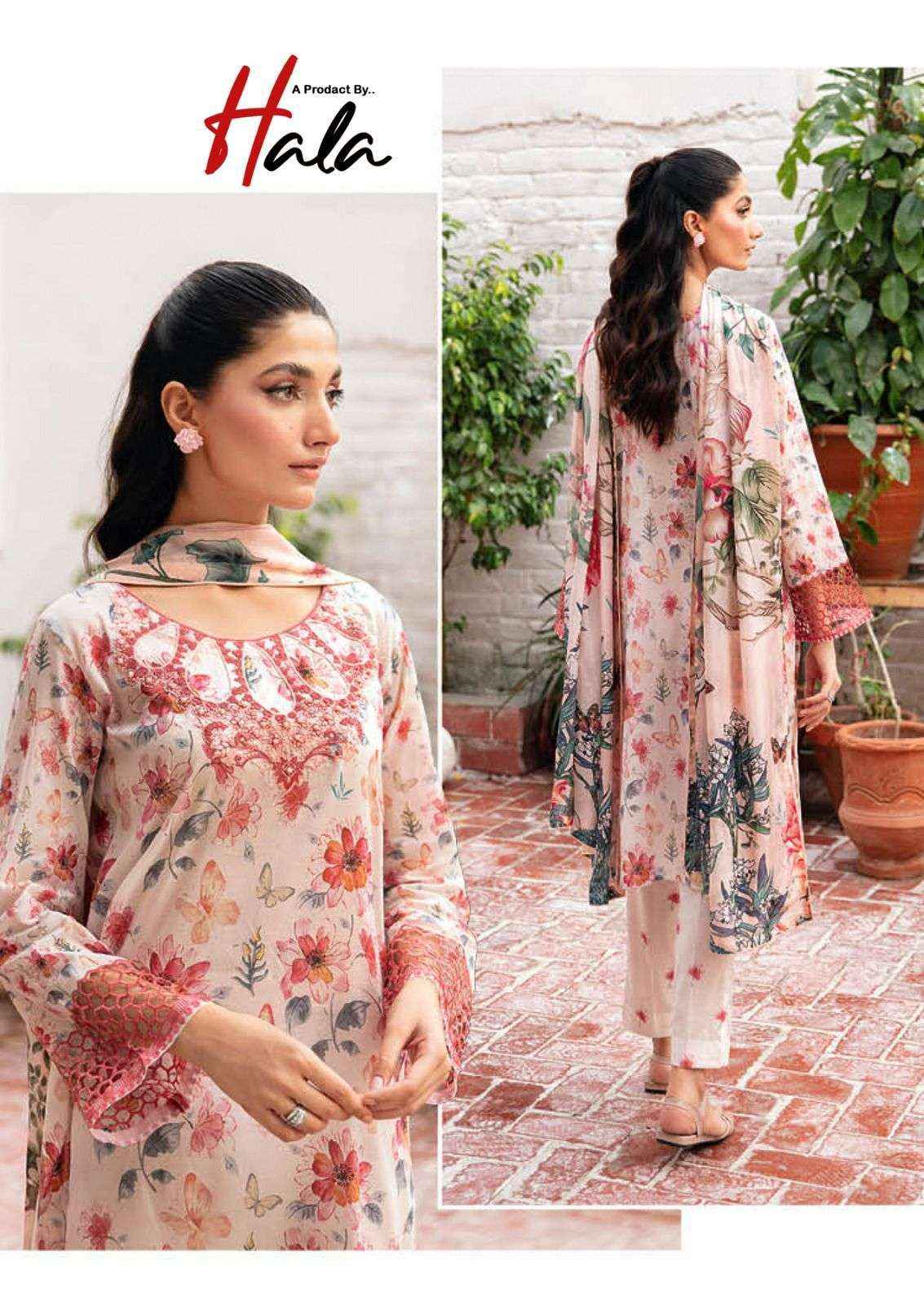 HALA RANGREZ VOL 2 COTTON KARACHI PRINT SUITS ( 6 PCS CATALOG )