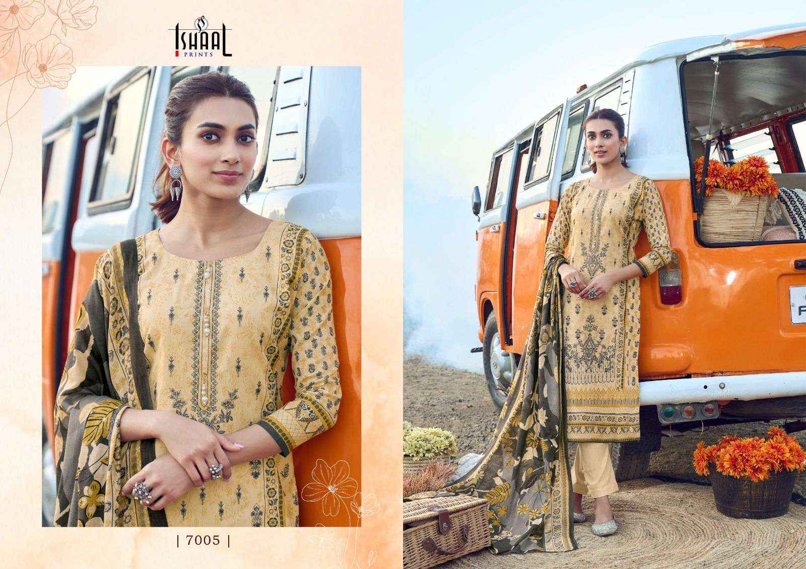 ISHAAL PRINTS EMBROIDERED VOL 7 UNSTITCHED SALWAR KAMEEZ ( 10 PCS CATALOG )