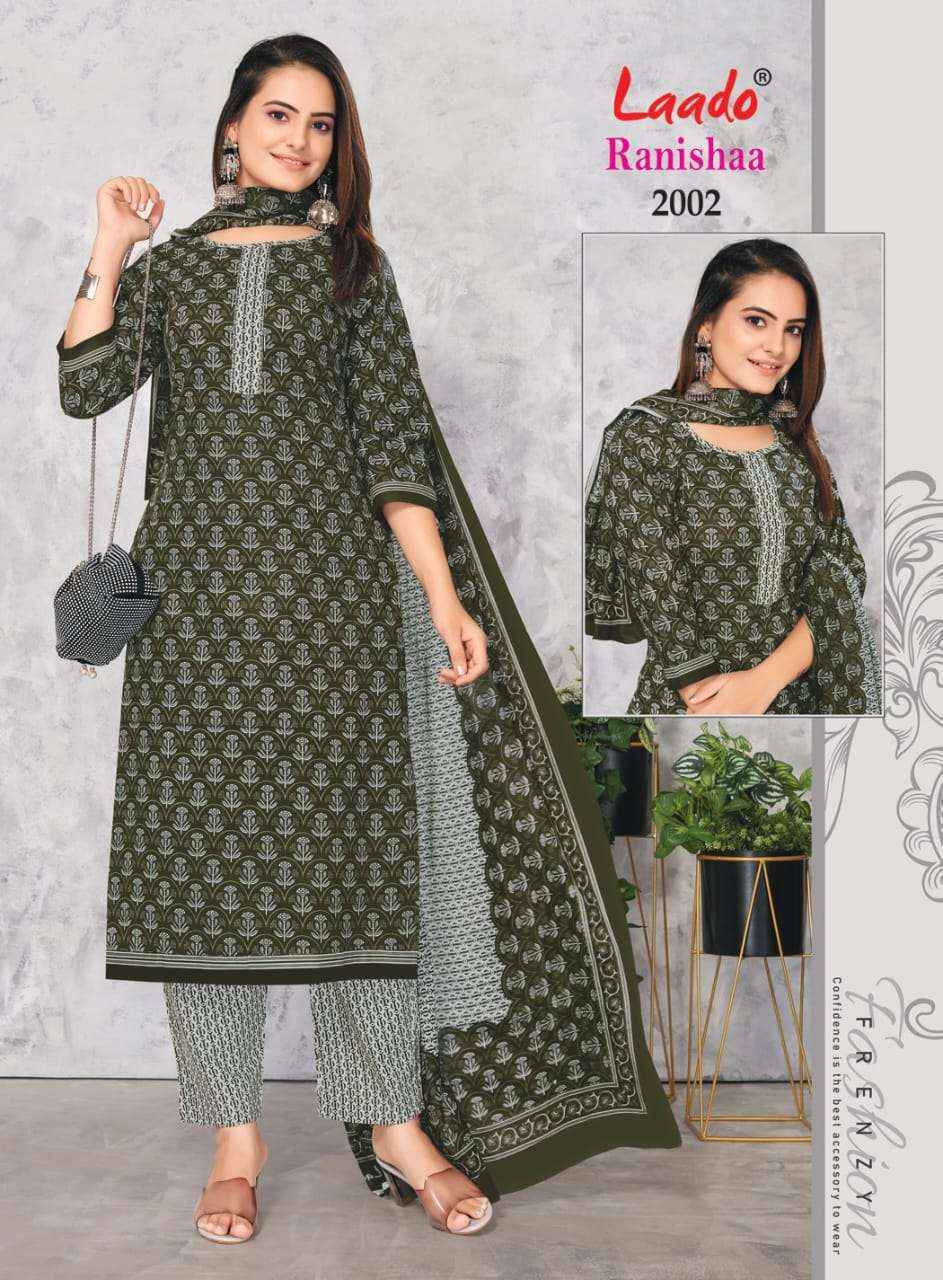 LAADO RANISHAA VOL 2 COTTON KURTI COMBO SET ( 10 PCS CATALOG )