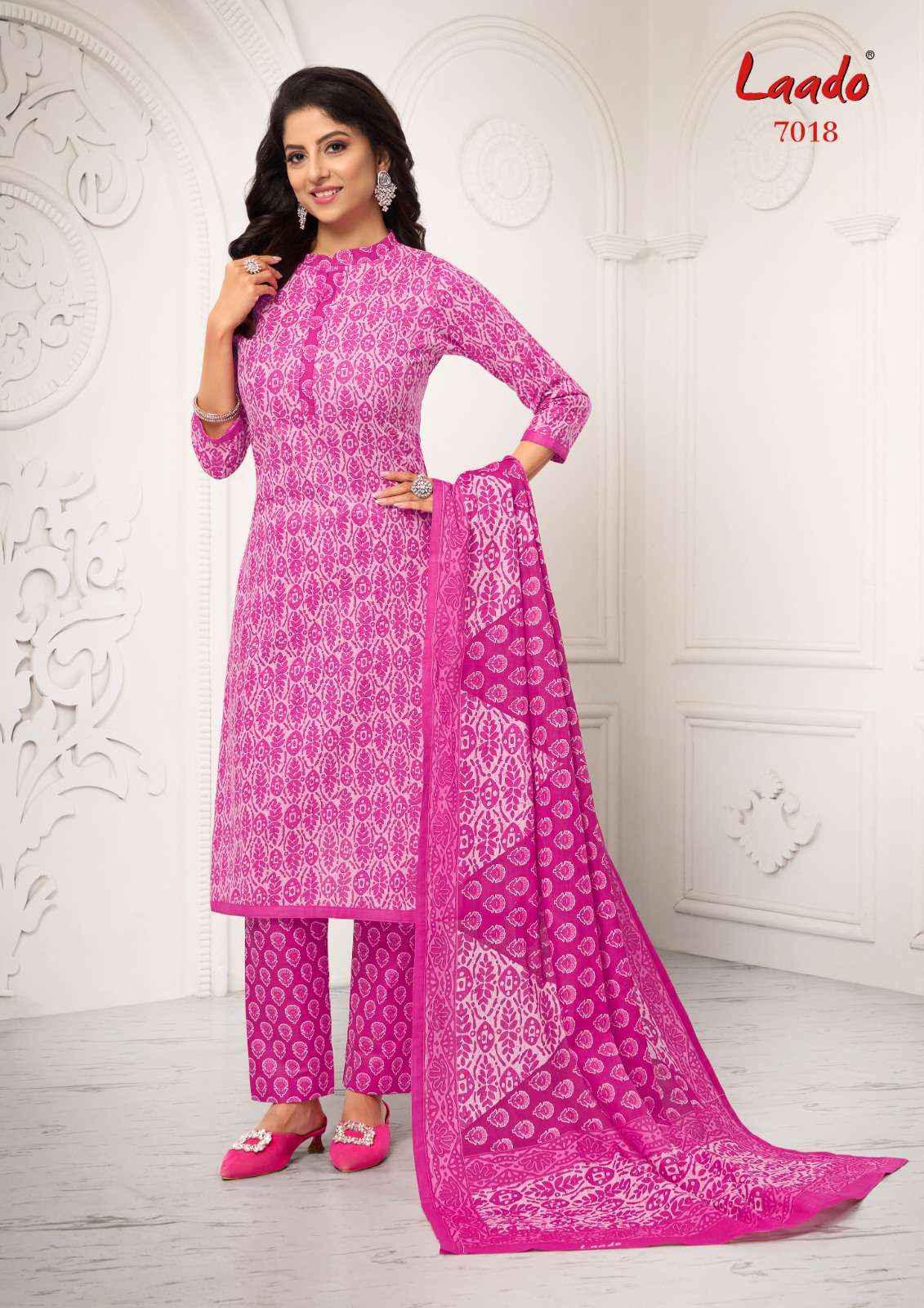 LAADO VOL 70  PURE COTTON UNSTITCHED DRESS MATERIAL ( 20 PCS CATALOG )