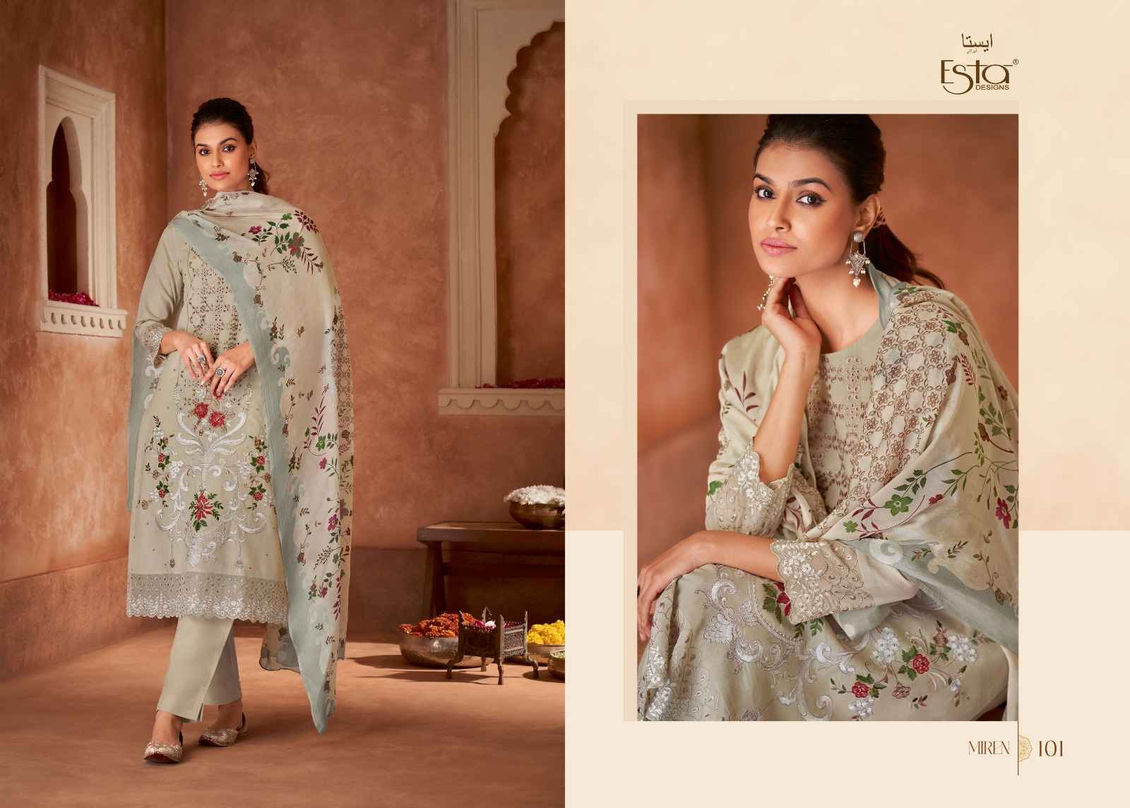 Ladies Flavour Parampara Vol 2 Chinon Kurti Combo 6 pcs Catalogue