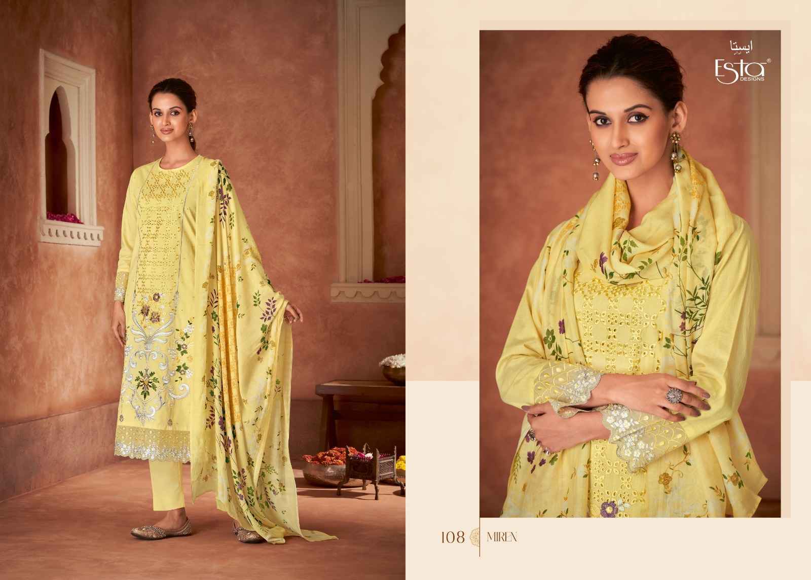 Ladies Flavour Parampara Vol 2 Chinon Kurti Combo 6 pcs Catalogue