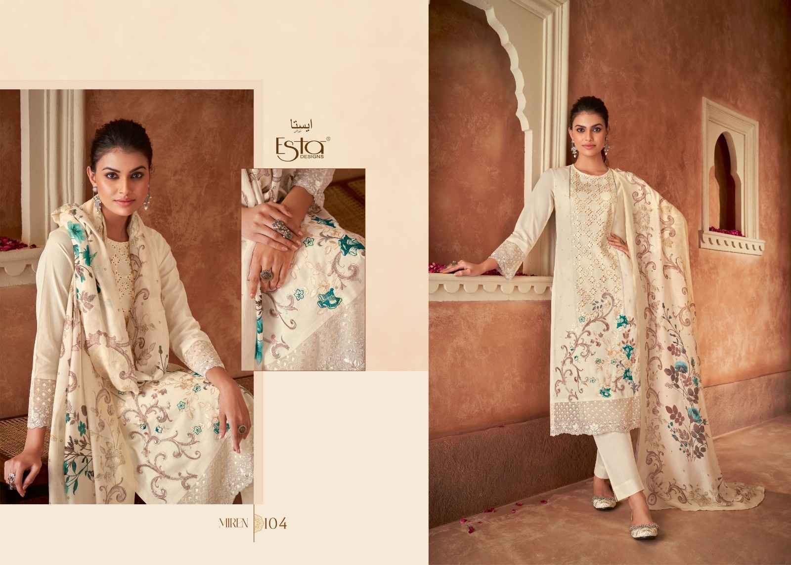 Ladies Flavour Parampara Vol 2 Chinon Kurti Combo 6 pcs Catalogue