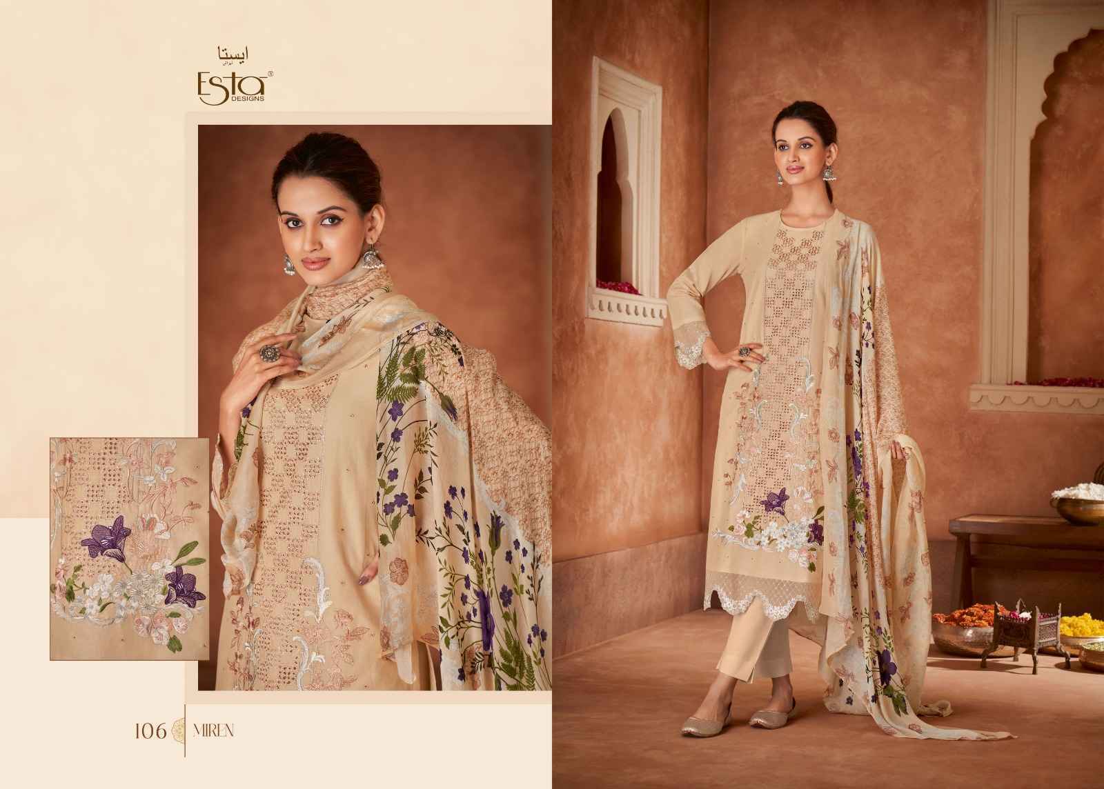 Ladies Flavour Parampara Vol 2 Chinon Kurti Combo 6 pcs Catalogue
