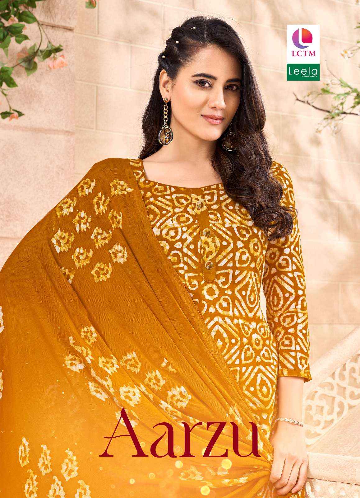 LEELA AARZU COTTON BATIK PRINT SALWAR SUITS ( 6 PCS CATALOG )