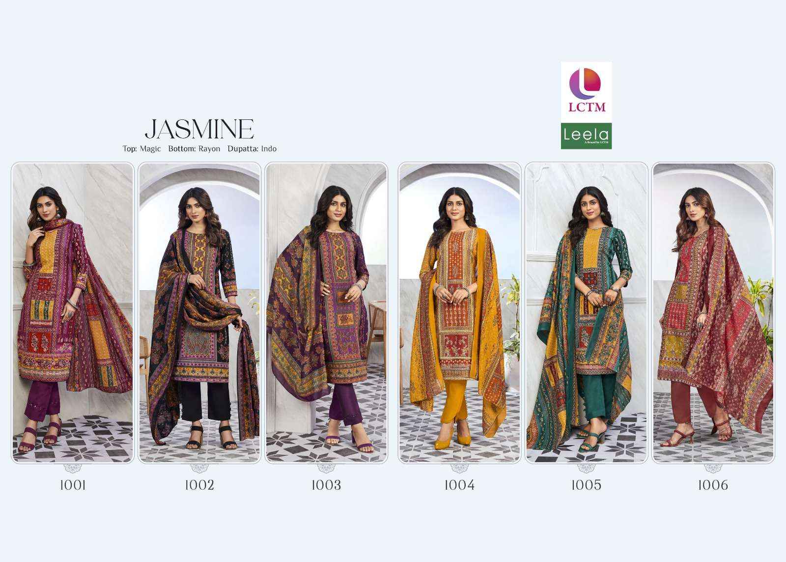 LEELA JASMINE COTTON SALWAR KAMEEZ AT WHOLESALE PRICE ( 6 PCS CATALOG )