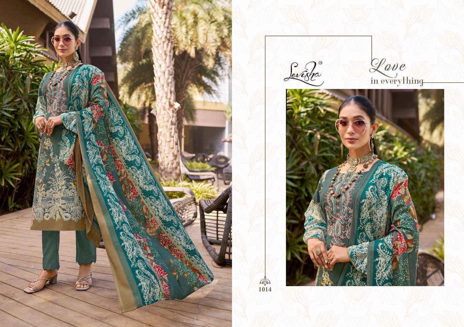 LEVISHA NAIRA COTTON PAKISTANI DRESS MATERIAL, SURAT WHOLESALER