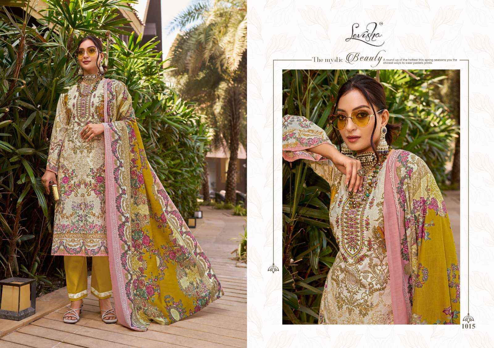 LEVISHA NAIRA COTTON PAKISTANI DRESS MATERIAL, SURAT WHOLESALER