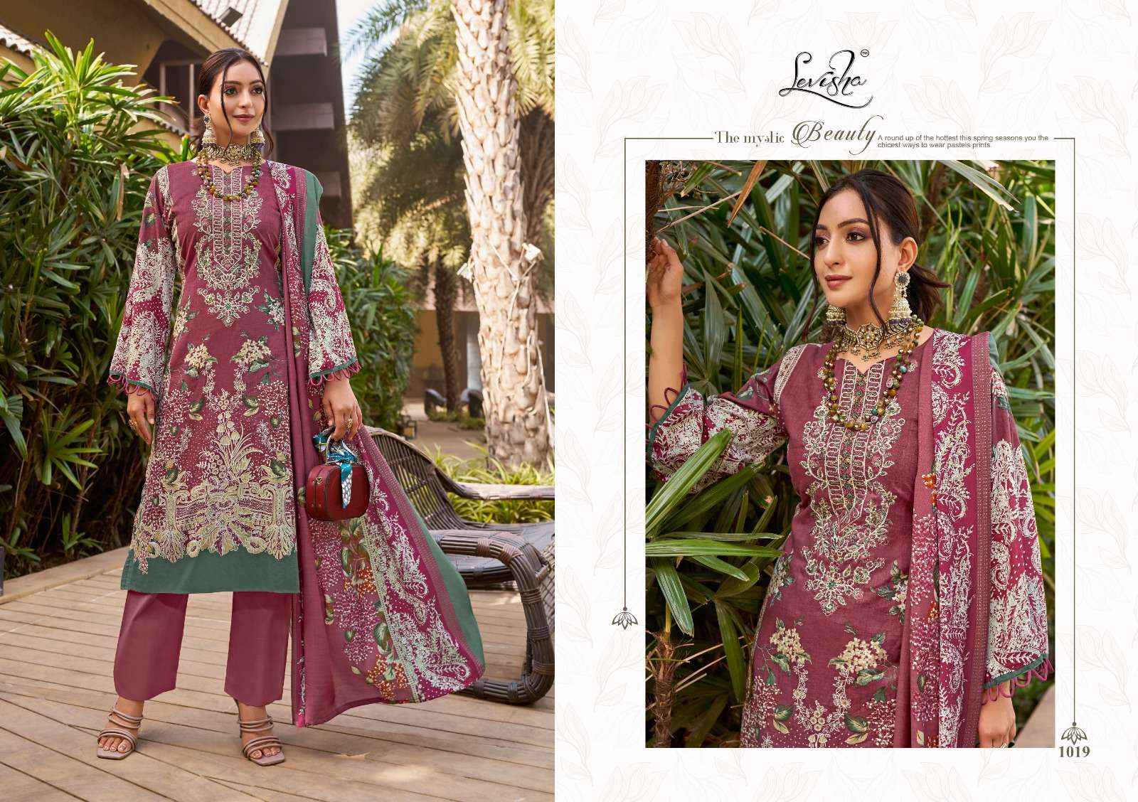 LEVISHA NAIRA COTTON PAKISTANI DRESS MATERIAL, SURAT WHOLESALER