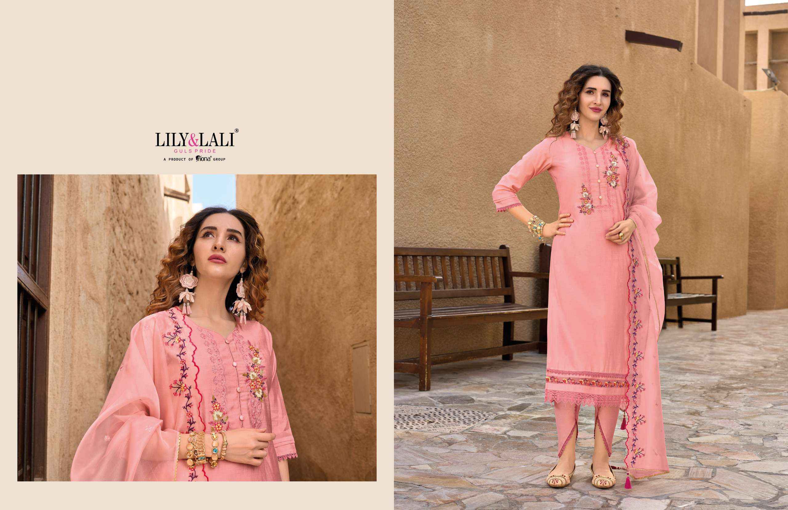 LILY AND LALI MIRAAN DESIGNER SILK SUITS ( 6 PCS CATALOG )