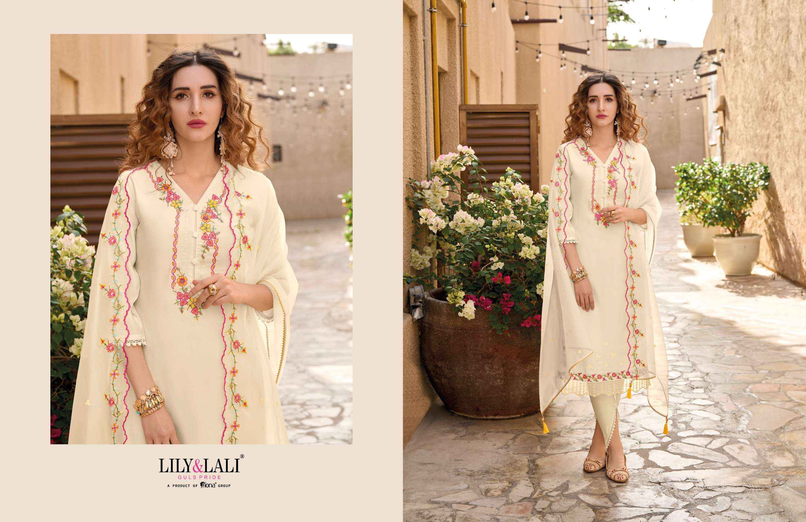 LILY AND LALI MIRAAN DESIGNER SILK SUITS ( 6 PCS CATALOG )