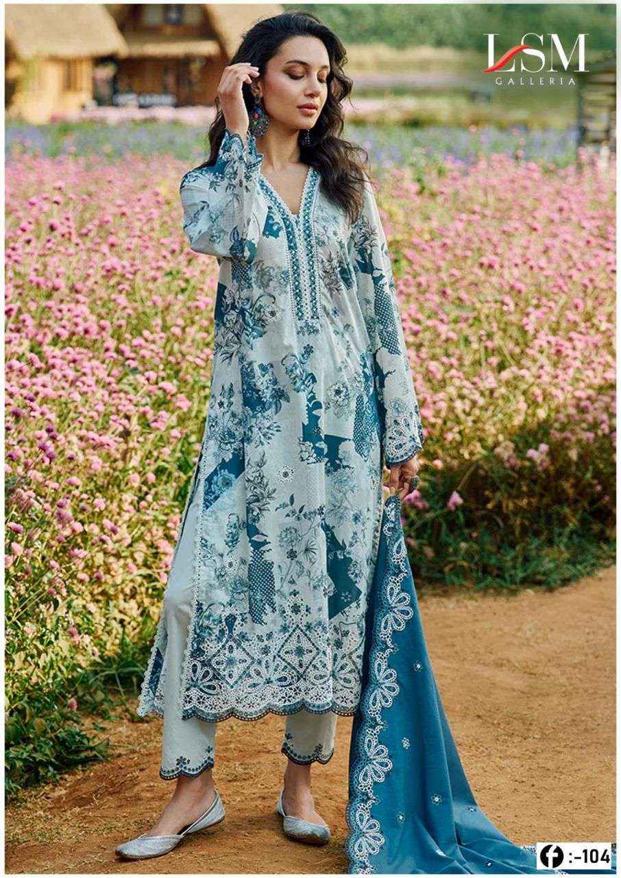 LSM GALLERIA FIRDOUS QUEEN LAWN VOL 10 PAKISTANI SUITS ( 6 PCS CATALOG )