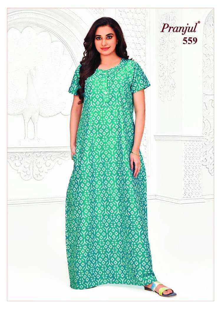 Pranjul Fashion Pure Cotton Nighty ( 15 pcs catalog )